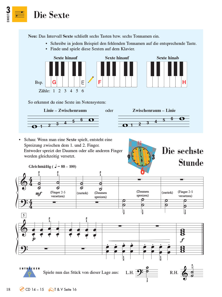 Piano Adventures® Stufe 4 Unterrichtsheft mit CD