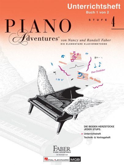 Piano Adventures® Stufe 4 Unterrichtsheft