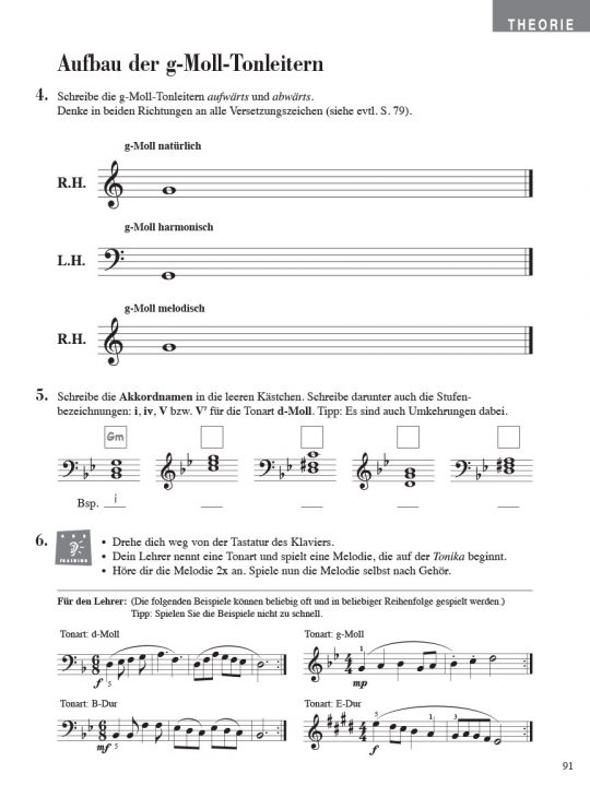Piano Adventures® Stufe 6 Unterrichtsheft
