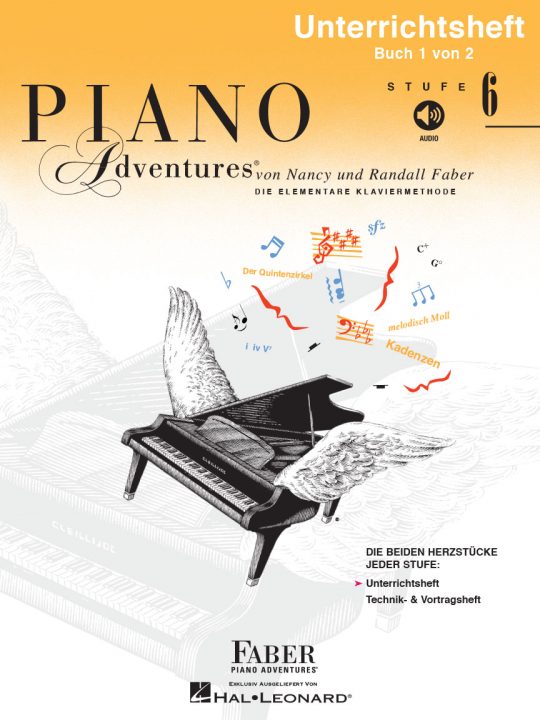 Piano Adventures® Stufe 6 Unterrichtsheft